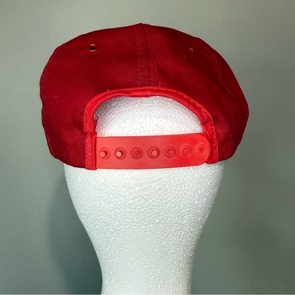 Vintage Marlboro Racing Team Snapback Hat Red Adjustable Cap - Picture 4 of 7